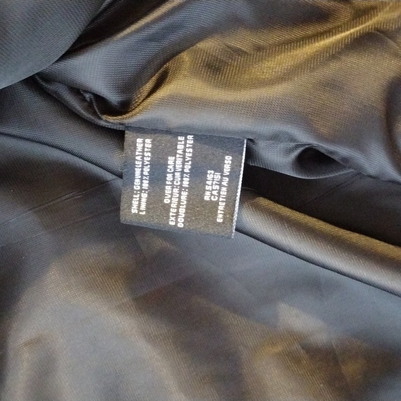 Cole Haan , black  men's moto jacket  M - Picture 9 of 12